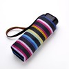 Jb Mini Flat Ladies Umbrella Rainbow Stripe,99 centimeters