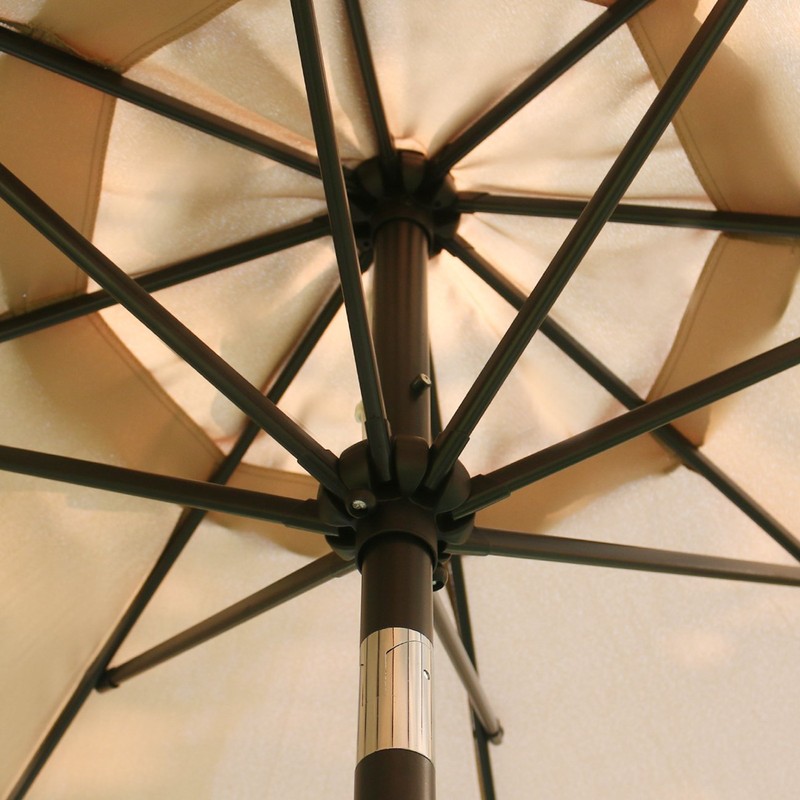 Sunnyglade 9Ft Patio Umbrella Outdoor Table Umbrella with 8 Sturdy