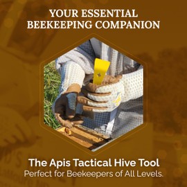 Apis Tactical - Stainless Steel Hive Tool Scraper - Beekeeping Supplies - Bee Keeper