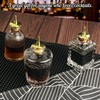 Bitters Bottle Set of 3, Glass Dasher Bottle, Decorative Professional