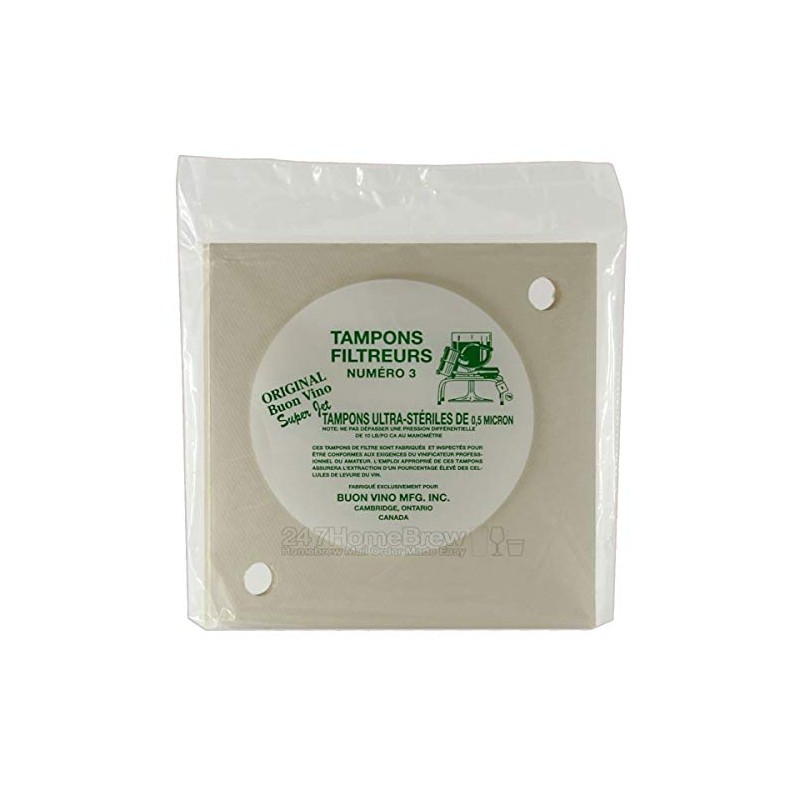 Buon Vino Super Jet Filter Pads - Sterile No 3