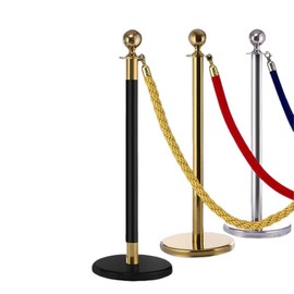 ILLIDAN Rope Partition, Pole Rope, 3.9 ft (1.5 m), Nascan Hook, Matrix Organization Pole, Procession Partition Pole, Hotel Bank, Airport, Amusement Park, Braided Type, Airport, Exhibition, Store