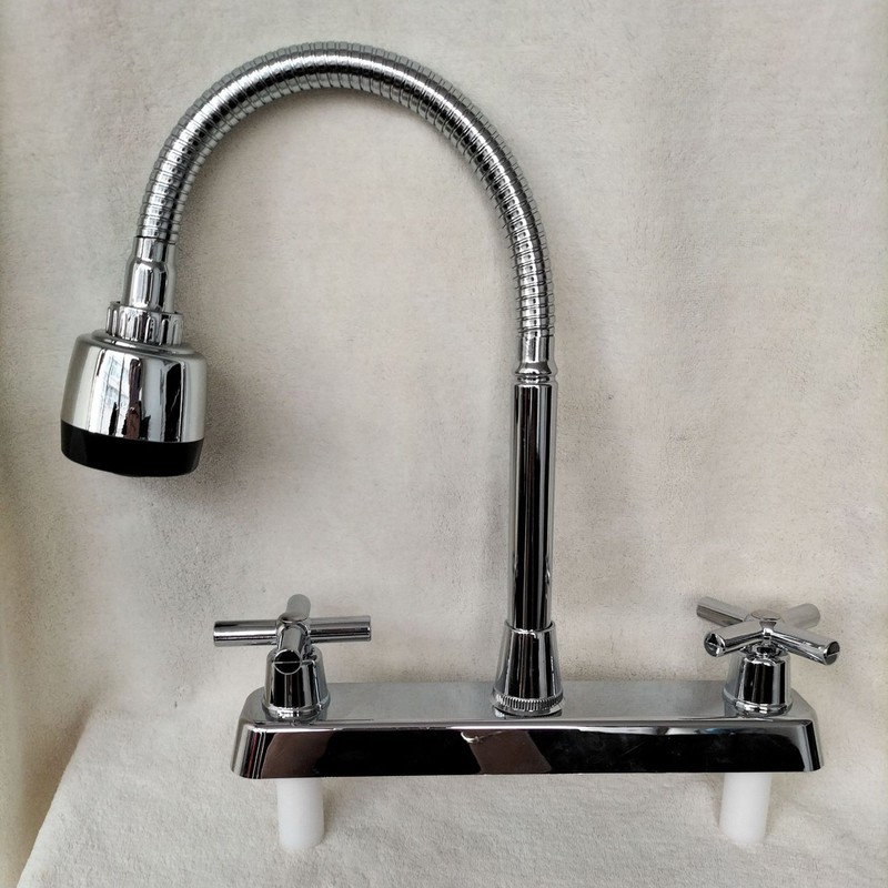 Kitchen Sink Faucet Professional Modern Simple Style Cold Hot Dual