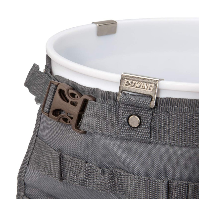 Estwing 28-Compartment 5-gallon Bucket Tool Organizer/Tool Bag, Durable Polyester, Heavy-Duty