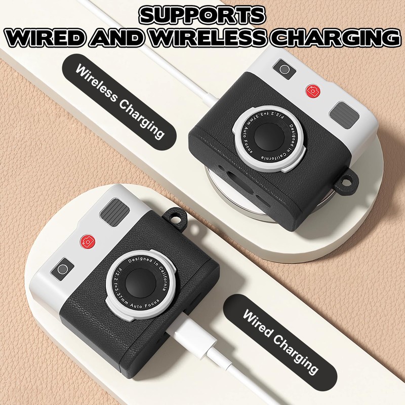 Dayinkes Compatible For AirPods 4th Generation Case, Camera Design For