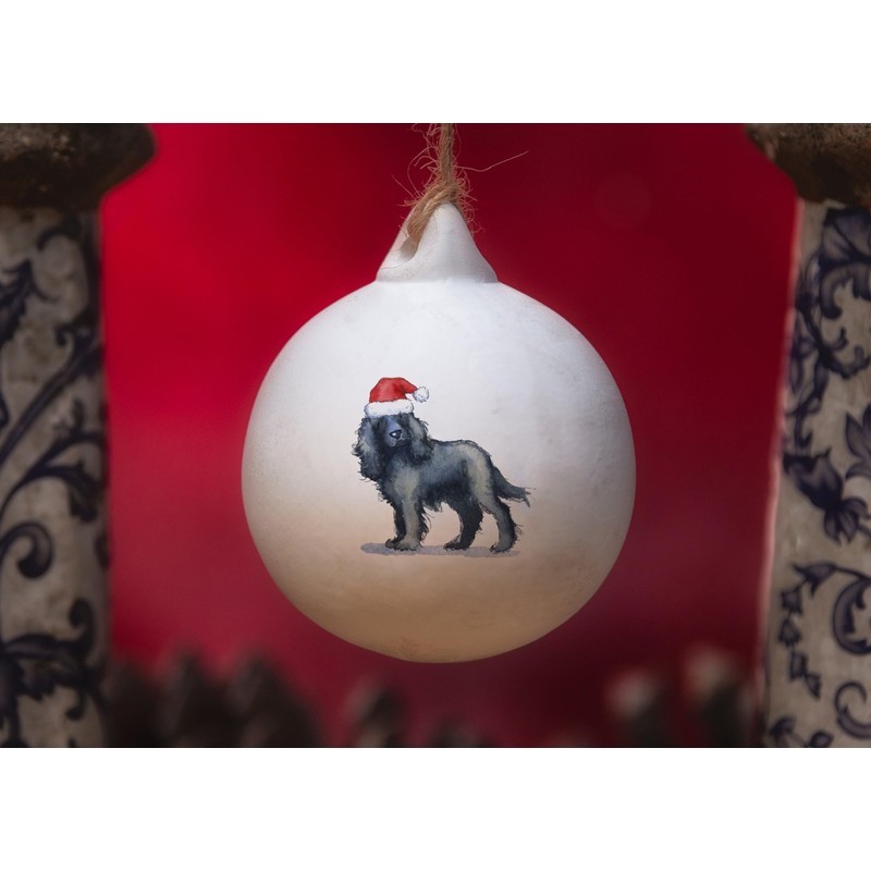 Image Industry Cocker Spaniel Black Ceramic Bauble - Tree Decoration