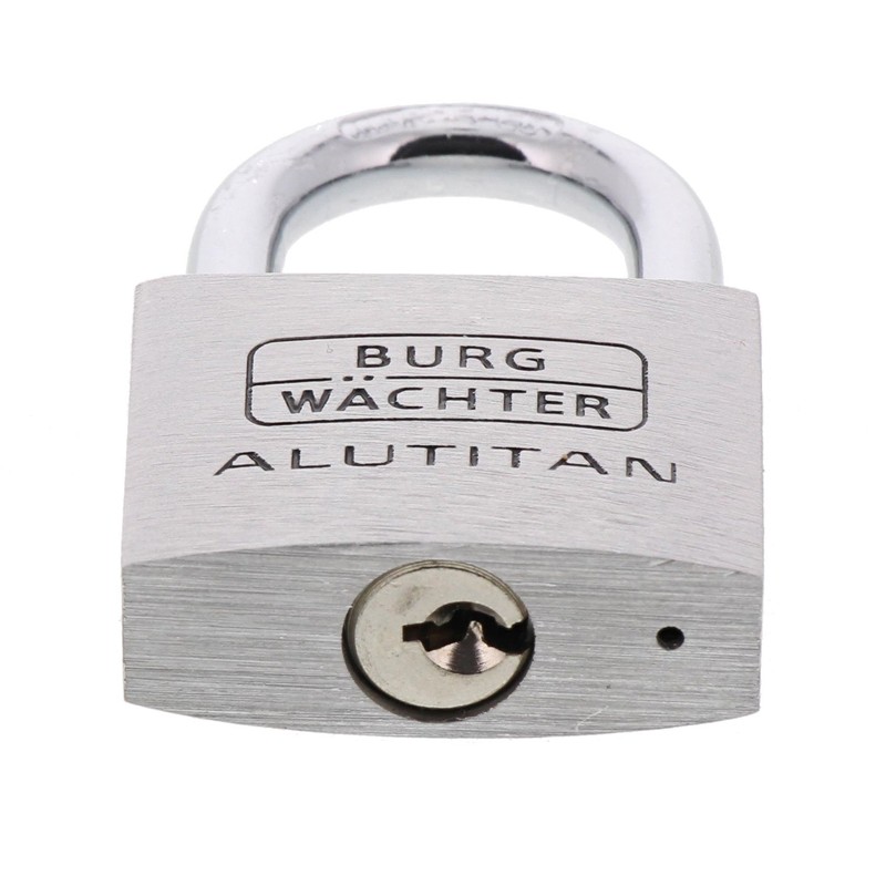 Burg Wächter 770 Aluminium Titanium Padlock, 40 mm, 1 piece