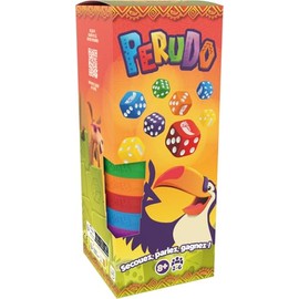 ASMODEE - Perudo Board Game for Adults and Children from 8 Years - Shake, Talk, Win - Dice Game and Bluff - 2 to 6 Players - 30 Minutes - French Version