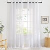 KGORGE Transparent Curtains Living Room Modern White Curtains 245 cm