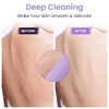 Toalla exfoliante de espalda de doble cara, 3 piezas, exfoliante
