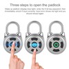 Universal Mini Wireless Metal Bluetooth Padlock Electronic Keyless Lock APP