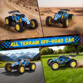 Remote Controlled Car RC Car Truck - 1:20 RC Drift Car All Terrain Off-Road RC Truck Toy for Children from 4-12 Years Hand Controlled Car Toy Birthdays Christmas
