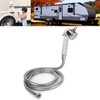 RV Shower Hose, External Nozzle Water Supply Shower Head Stainless