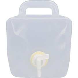 Cartrend 10733 Faltbarer Wasserkanister 10 Liter Wasserbehälter Trinkwasser Wassertank mit Zapfhahn für Wandern,Camping, Picknick,Reise