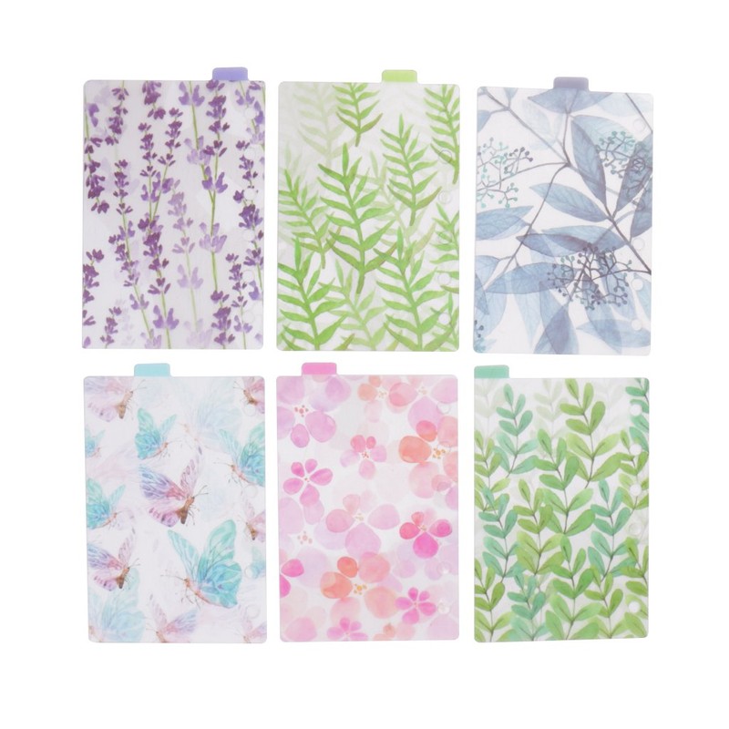 mdhsh A5 A6 A7 Catoon Clear Divider Index Pages Classified