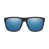 Smith Barra Sunglasses Matte Black/ChromaPop Polarized Blue Mirror