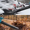 Cordless Leaf Blower Vacuum Handheld Electric Leaf Blower W/2 Battery
