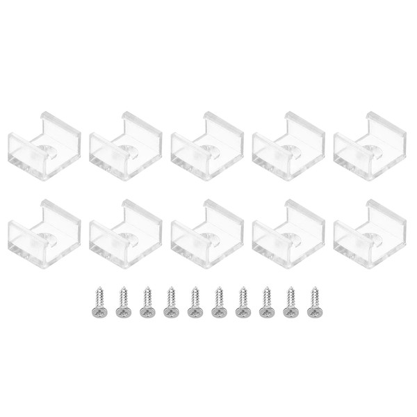PATIKIL LED Strip Light Clips, Pack of 50 Mounting Brackets,