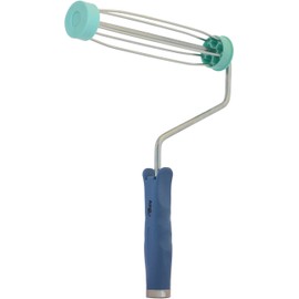 Axus Decor Paint Roller Frame - 9 Inch Paint Roller Handle - Compatible with 44mm Cores - Ergonomic Polypropylene Handle & Chrome Plated Rod - Compatible with Screw-on Extension Poles