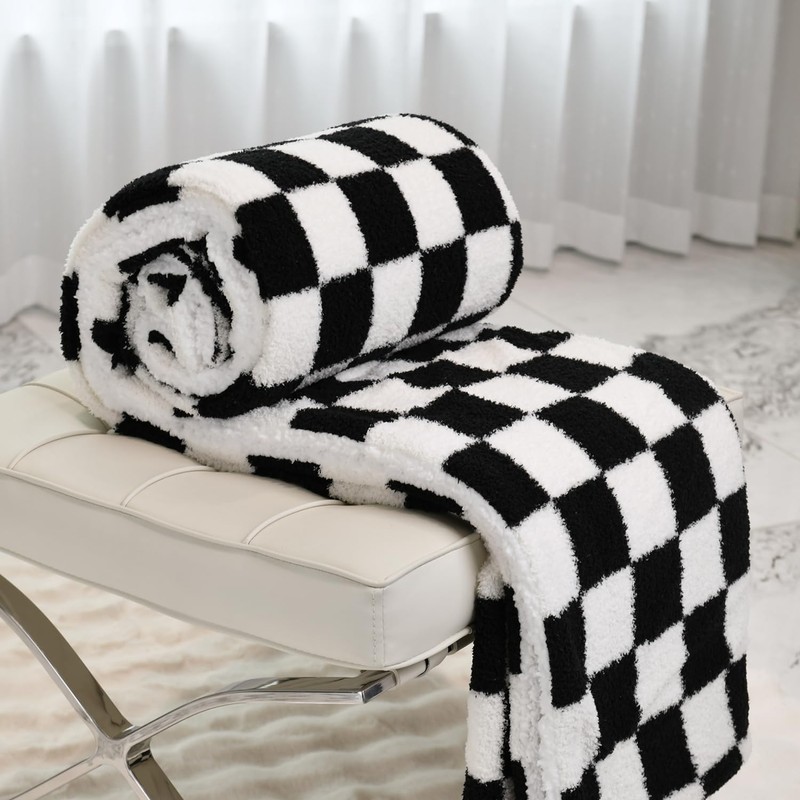 DREAMLANDING Sherpa Fleece Blanket Sofa Throw Double-Sided Super Soft Warm