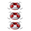 REZIPO Hummingbird Feeder Bottom Base Replacement Accessories (3)