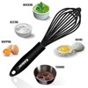 Eddeas Whisk,Silicone Whisks for Cooking non Scratch Protect your ceramics