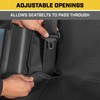 Cat Flexfit™ Black Rear Seat Cover for Car, SUV, &
