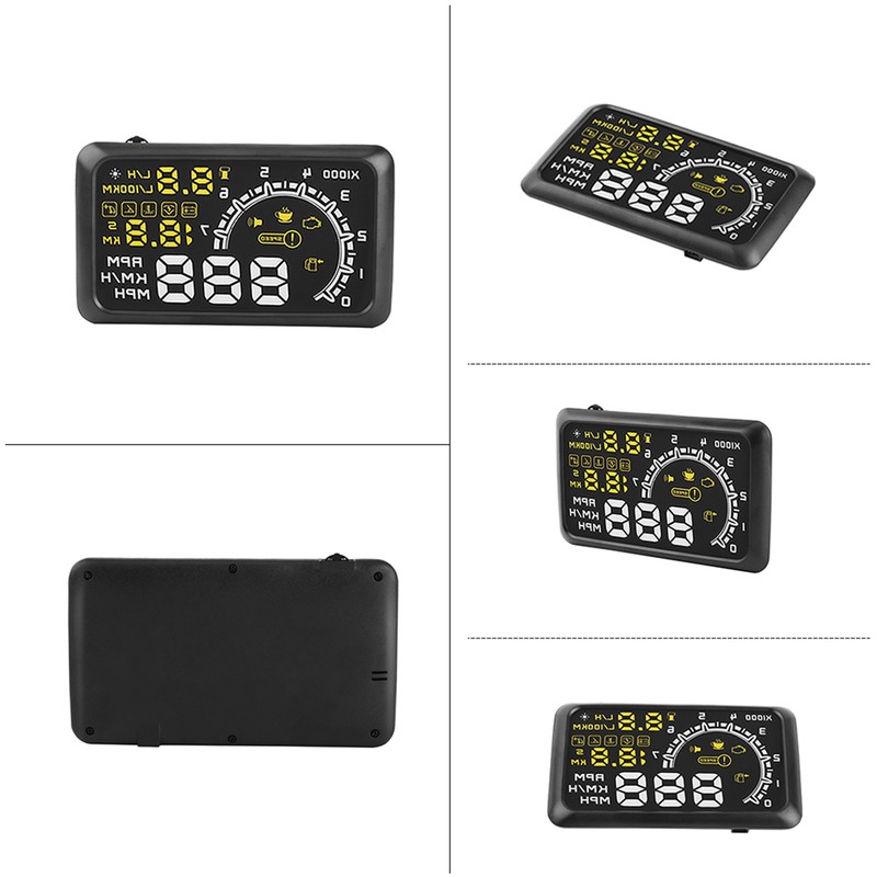 Head Up Display 5.5'' Screen Car HUD OBDII Interface Fuel