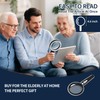45X Magnifying Glass with Light, Rechargeable LED Magnifier for Reading