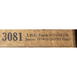 Unbranded International R220-RF230, RD501 engine head gasket. Victor 3031. Sold by each.