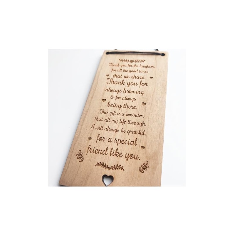 Best Friend Sentiments Wooden Plaques - Cute Quotes and Sayings
