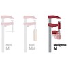 PIHER Maxipress M Screw Clamp 12 cm with up to