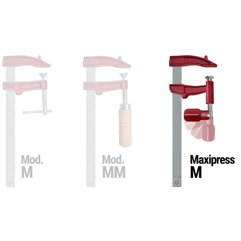 PIHER Maxipress M Screw Clamp 12 cm with up to