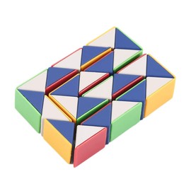 Persdico Snake Magic 3D Cube Game Puzzle Twist Toy Party Travel Family Child Gift Good for Promoting Children's Intelligence