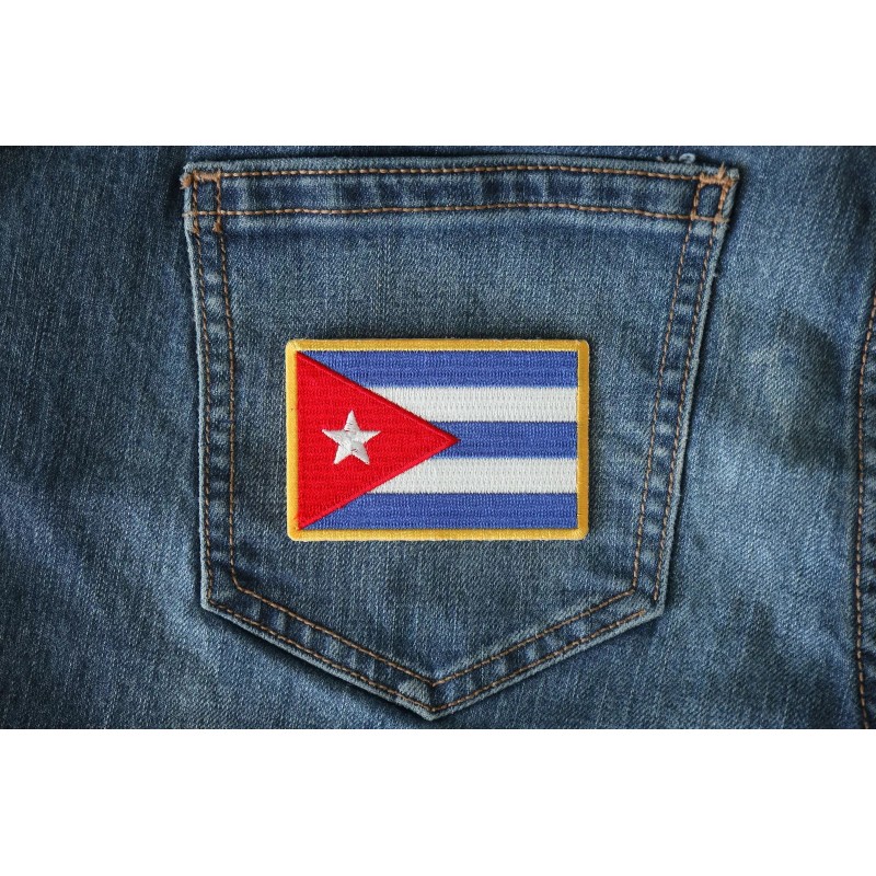 Ivamis Cuba Flag Patch- 3x2 inch - P6853