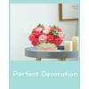 DIY Felt Flower Kit, Felt Pink Rose Bouquet Kit, Floral