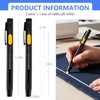 OLLBIT Heat Erasable Fabric Marking Pens,2 Pens & 20 Refills,Heat