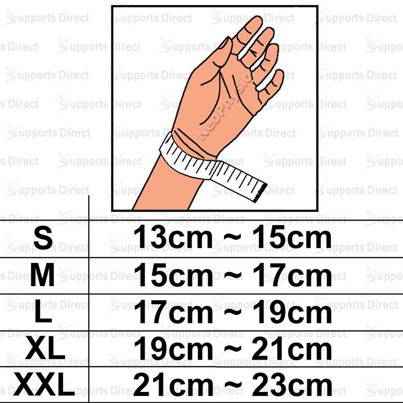 NeoPhysio Medical Grade Elastic Compression Wrist Support, Beige Tubular Sleeve