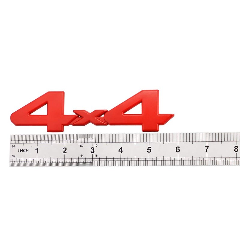 4x4 Emblems Sticker 3D Chrome Car Tuning Sticker Liberty Name