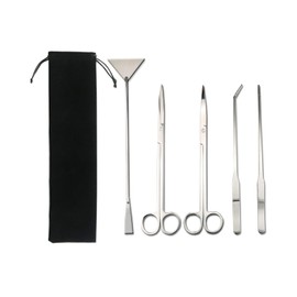 ieron Aquarium Kits 5 in 1 Anti Rust Water Plant Aquascaping Tool for Fish Tank Clean Fish Tank Tools Kits
