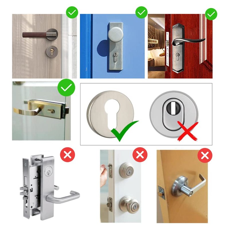 Electronic Door Lock 70 mm 35/35 to 100 mm 50/50