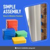 40 Pcs Plastic Packers 40x60mm – Mixed Size Spacers 1.5/3/5/10mm