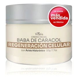 Crema Facial Baba de Caracol Vitalis Antiarrugas y Antimanchas 50ml