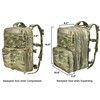 tactifans Tactical Expandable Flatpack, Chest Rig Backpack MOLLE Assault Pack