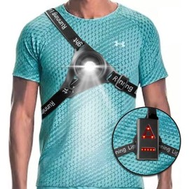 HIEOJAT 3-in-1 running light and waist bag combo