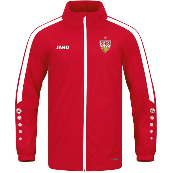 JAKO Replicas - Jackets - National VfB Stuttgart Power All Weather Jacket, red