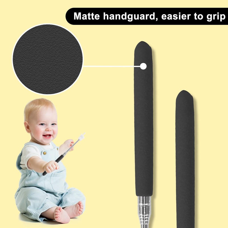 LYMXsd 2Pcs Retractable Teacher Pointer, Retractable Hand Pointer Pointer, Mini