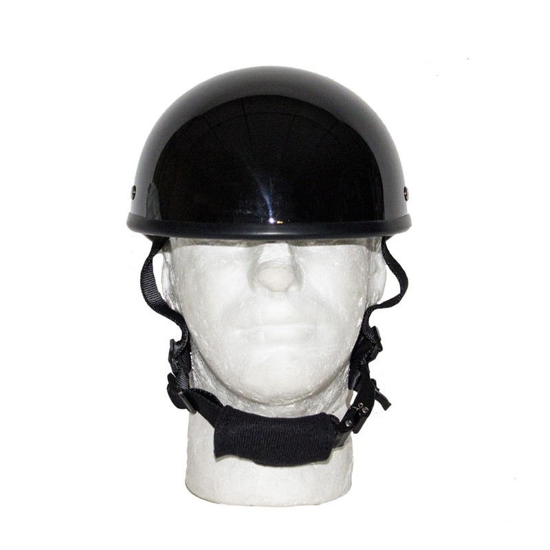 RiderVibe German Novelty Skull Cap, Classic Black Style 2, XX-Large,