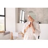 FAB-ON UK Hair Dry Towel 100% Cotton Popcorn Turban Style