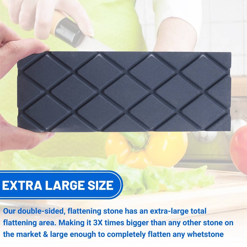 Bruafsir Large Flint - Coarse/Fine Double Grit Grinding Stones -